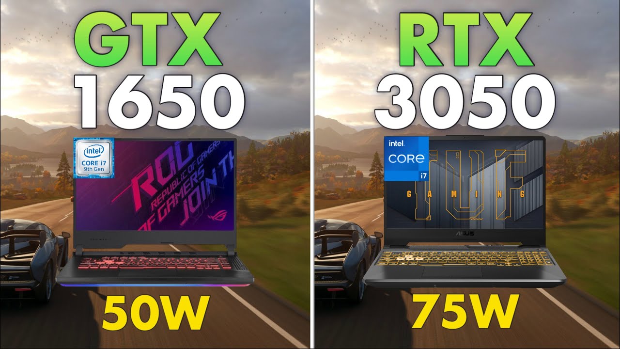 RTX 3050 vs GTX 1650